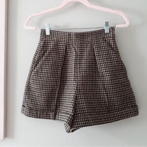 MAJE Wool Folded Cuff Shorts NWT (Size 36)